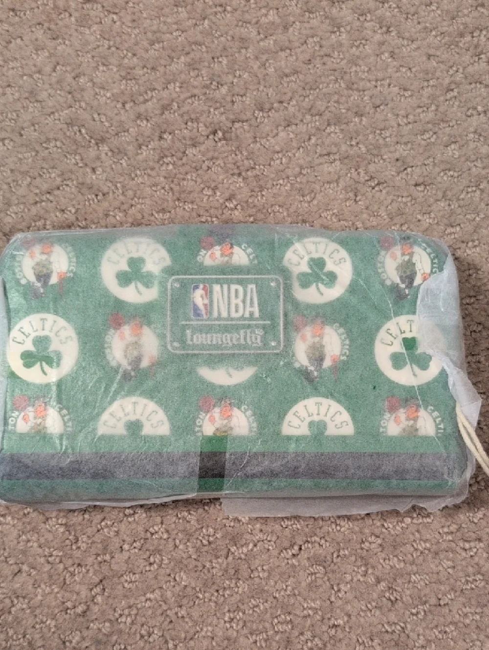Loungefly Green Boston Celtics Logo Print Zip Wallet NWT